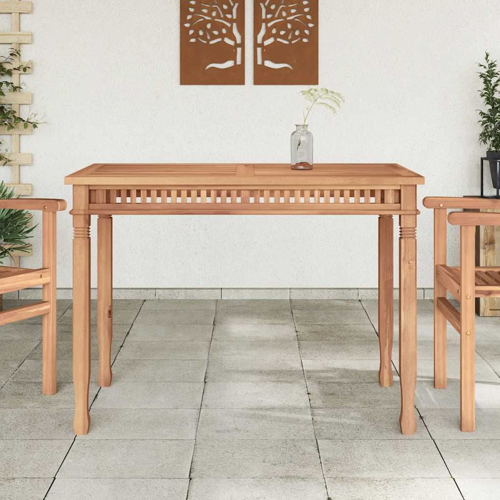 Τραπεζαρία Κήπου 120 x 65x 80 εκ. από Μασίφ Ξύλο Teak - Pakobazaar