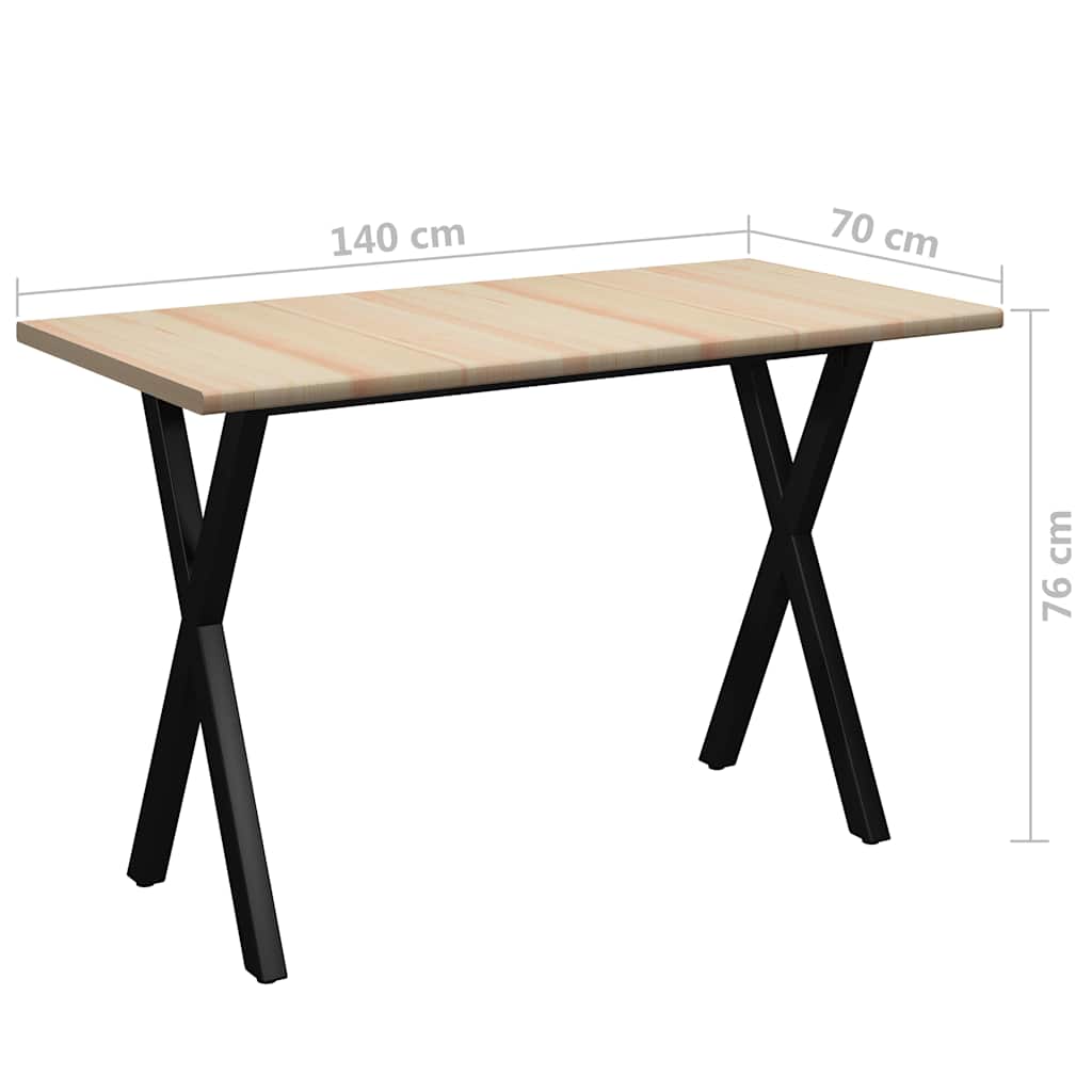 Τραπεζαρία 140 x 70 x 76 εκ. από Ξύλο Πεύκου - Pakobazaar