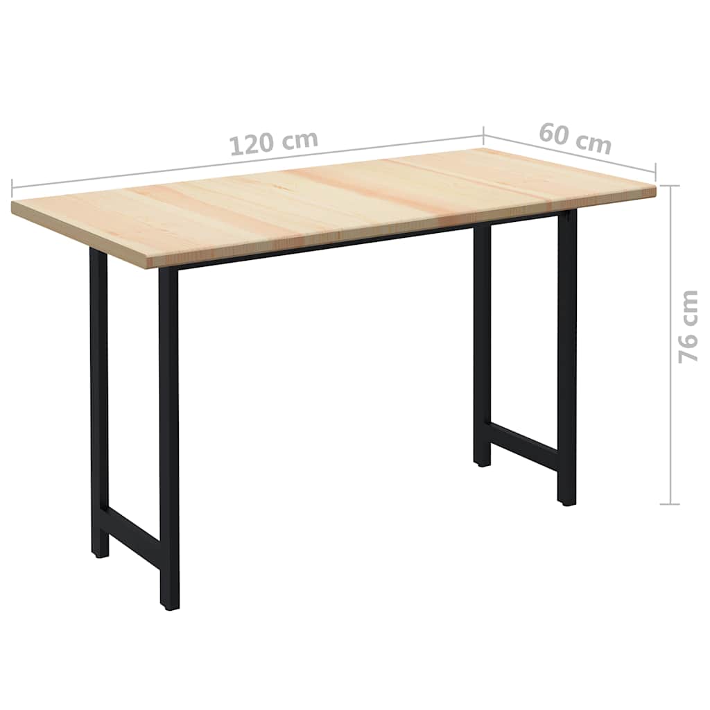 Τραπεζαρία 120 x 60 x 76 εκ. από Ξύλο Πεύκου