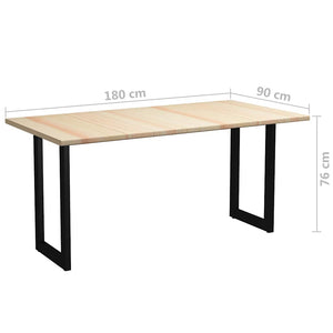 Τραπεζαρία 200 x 100 x 76 εκ. από Ξύλο Πεύκου