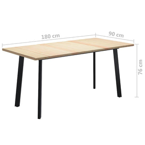 Τραπεζαρία 180 x 90 x 76 εκ. από Ξύλο Πεύκου