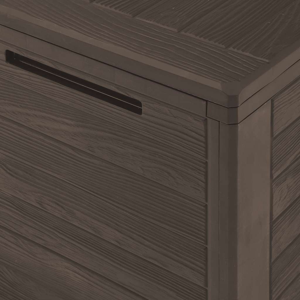 Μπαούλο Αποθήκευσης Κήπου Καφέ 116 x 44 x 55 εκ. - Pakobazaar