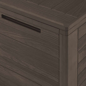 Μπαούλο Αποθήκευσης Κήπου Καφέ 116 x 44 x 55 εκ. - Pakobazaar