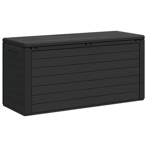 Μπαούλο Αποθήκευσης Κήπου Ανθρακί 116 x 44 x 55 εκ.