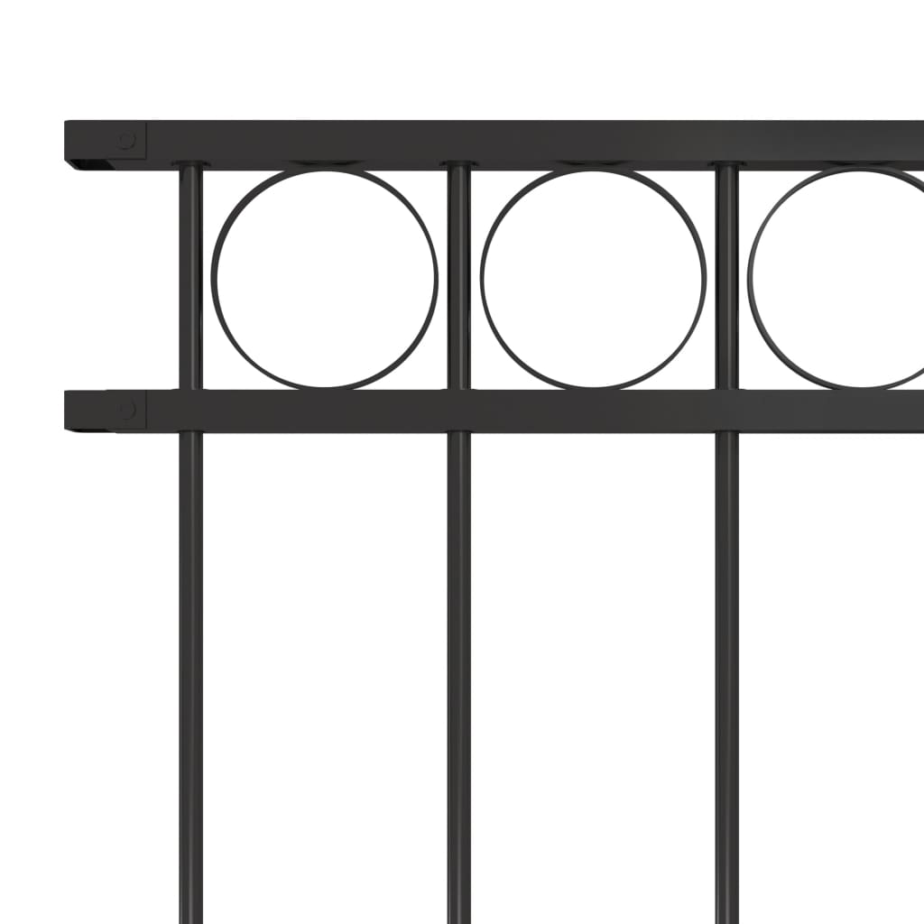 Πάνελ Περίφραξης Ατσάλινο Μαύρο 1,7x1,2 μ. - PAKOBAZAAR