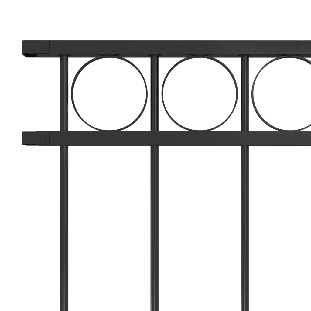Πάνελ Περίφραξης Ατσάλινο Μαύρο 1,7x1,5 μ. - PAKOBAZAAR
