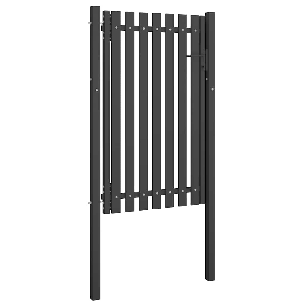 Πύλη Κήπου Ανθρακί 100x150 εκ. από Ατσάλι - PAKOBAZAAR