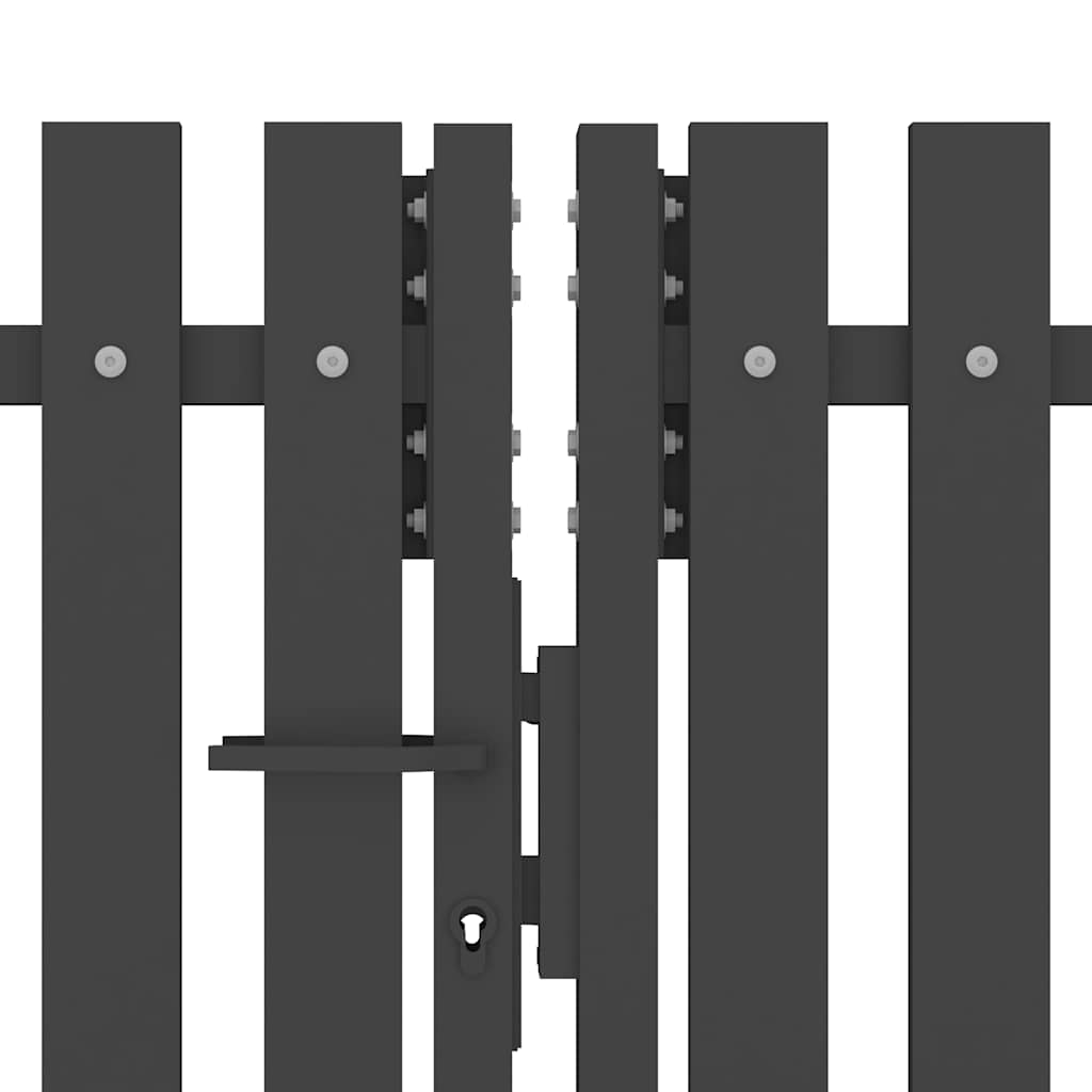 Πύλη Κήπου Ανθρακί 400x100 εκ. από Ατσάλι - Pakobazaar