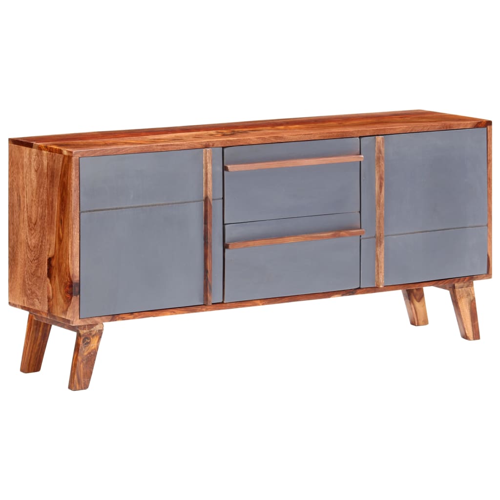 Μπουφές Γκρι 120 x 30 x 55 εκ. από Μασίφ Ξύλο - PAKOBAZAAR