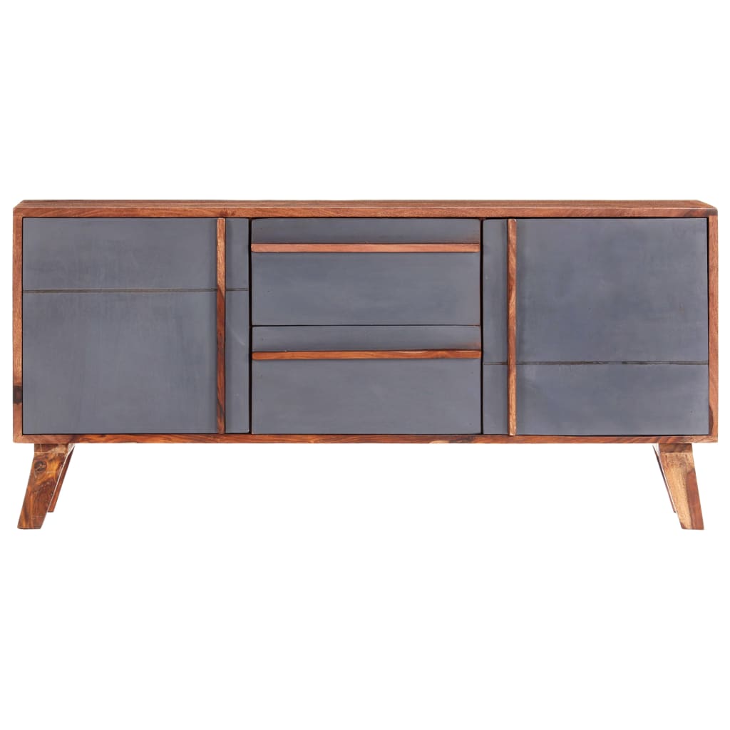 Μπουφές Γκρι 120 x 30 x 55 εκ. από Μασίφ Ξύλο - PAKOBAZAAR