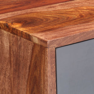 Μπουφές Γκρι 120 x 30 x 55 εκ. από Μασίφ Ξύλο - PAKOBAZAAR