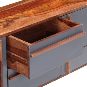 Μπουφές Γκρι 120 x 30 x 55 εκ. από Μασίφ Ξύλο - PAKOBAZAAR