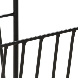 Ραφιέρα Περιοδικών 40 x 30 x 50 εκ. Μασίφ Ξύλο Μάνγκο / Ατσάλι - PAKOBAZAAR