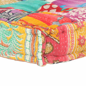 Μαξιλάρι για Καναπέ από Παλέτες Πολύχρωμο Patchwork Υφασμάτινο - PAKOBAZAAR