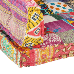 Μαξιλάρι για Καναπέ από Παλέτες Πολύχρωμο Patchwork Υφασμάτινο - PAKOBAZAAR