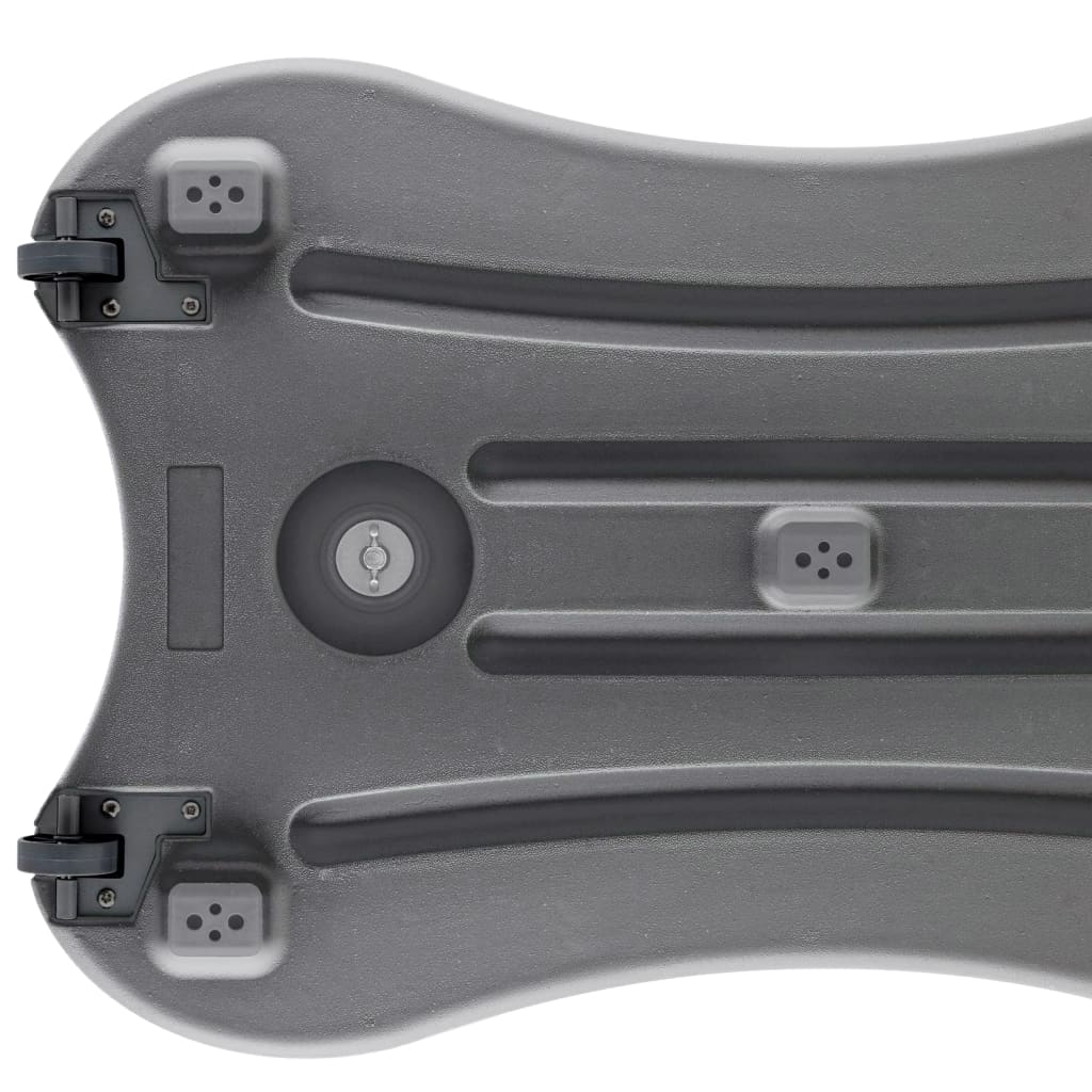 Σταντ Πεζοδρομίου με Βάση Νερού Αφίσες A1 Γκρι Κράμα Αλουμινίου - Pakobazaar