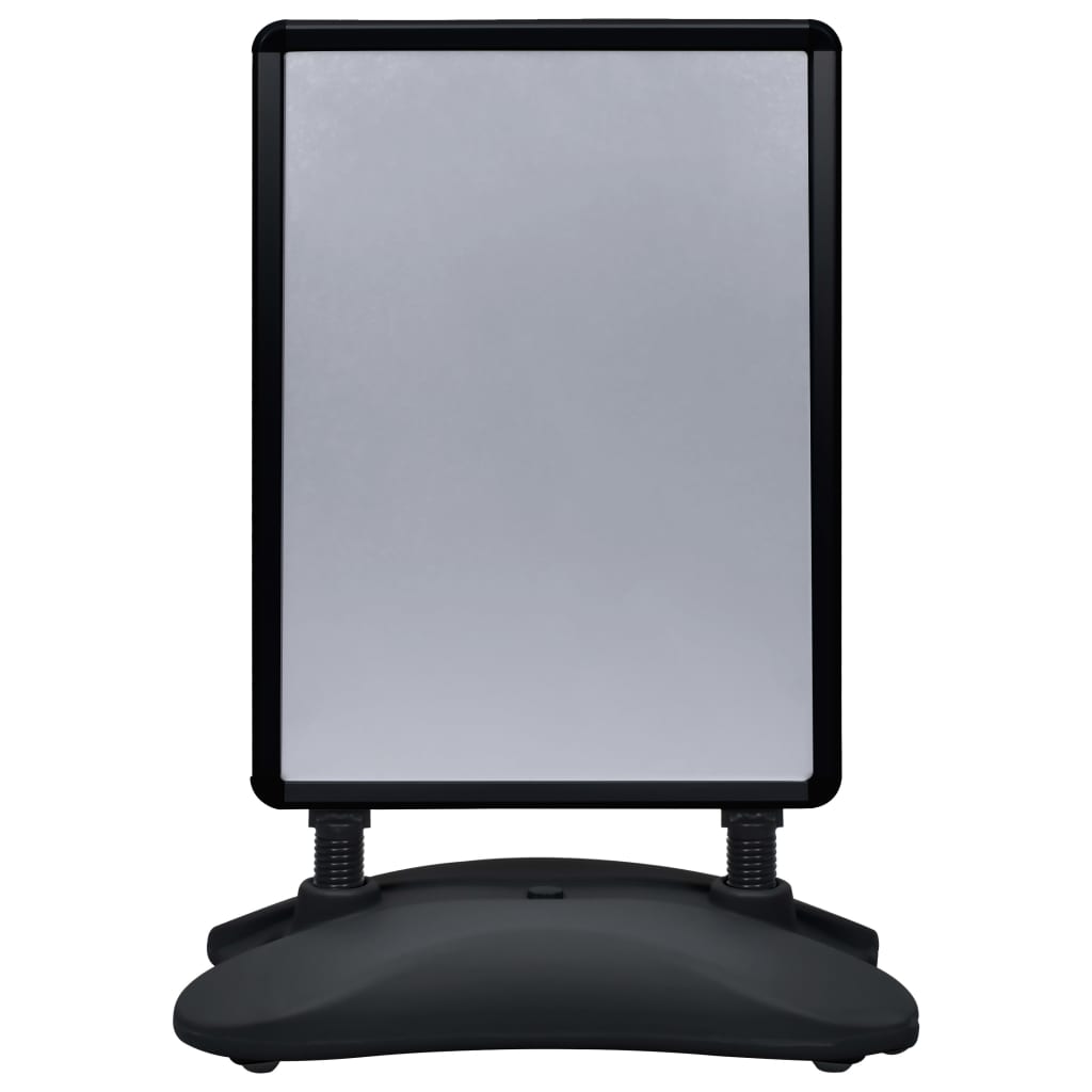 Σταντ Πεζοδρομίου Βάση Νερού Αφίσες A1 Μαύρο Κράμα Αλουμινίου - Pakobazaar