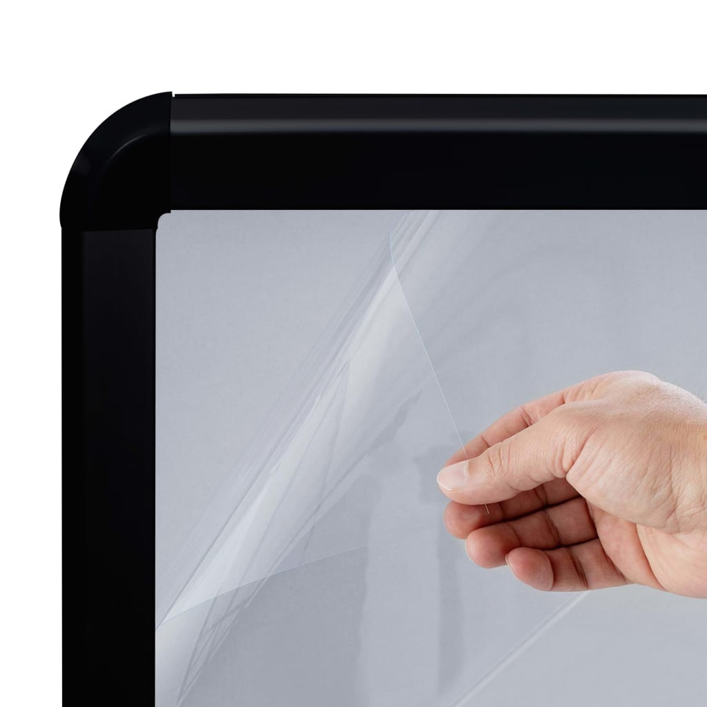 Σταντ Πεζοδρομίου Βάση Νερού Αφίσες A1 Μαύρο Κράμα Αλουμινίου - Pakobazaar