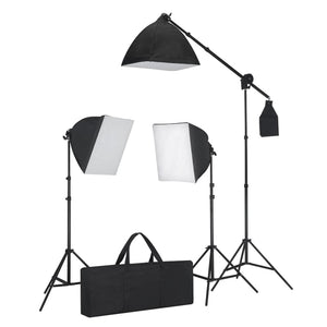 Κιτ Φωτισμού Στούντιο με Softbox και Φόντα