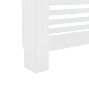 Καλύμματα Καλοριφέρ 2 τεμ. Λευκά 112 x 19 x 81,5 εκ. από MDF - PAKOBAZAAR