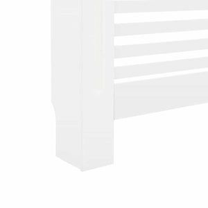 Καλύμματα Καλοριφέρ 2 τεμ. Λευκά 112 x 19 x 81,5 εκ. από MDF - PAKOBAZAAR