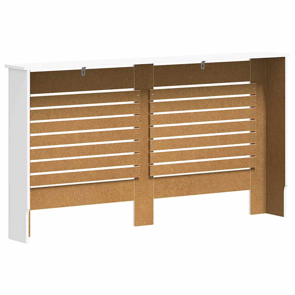 Καλύμματα Καλοριφέρ 2 τεμ. Λευκά 152 x 19 x 81,5 εκ. από MDF - PAKOBAZAAR