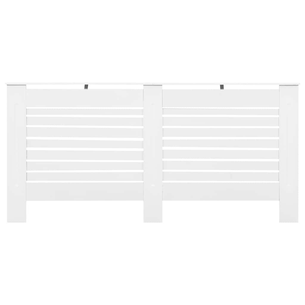 Καλύμματα Καλοριφέρ 2 τεμ. Λευκά 172 x 19 x 81,5 εκ. από MDF - PAKOBAZAAR