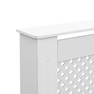 Καλύμματα Καλοριφέρ 2 τεμ. Λευκά 152 x 19 x 81,5 εκ. από MDF - PAKOBAZAAR