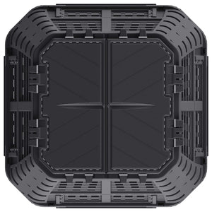 Κάδος Κομποστοποίησης Μαύρος 93,3 x 93,3 x 113 εκ. 740 Λίτρων - PAKOBAZAAR