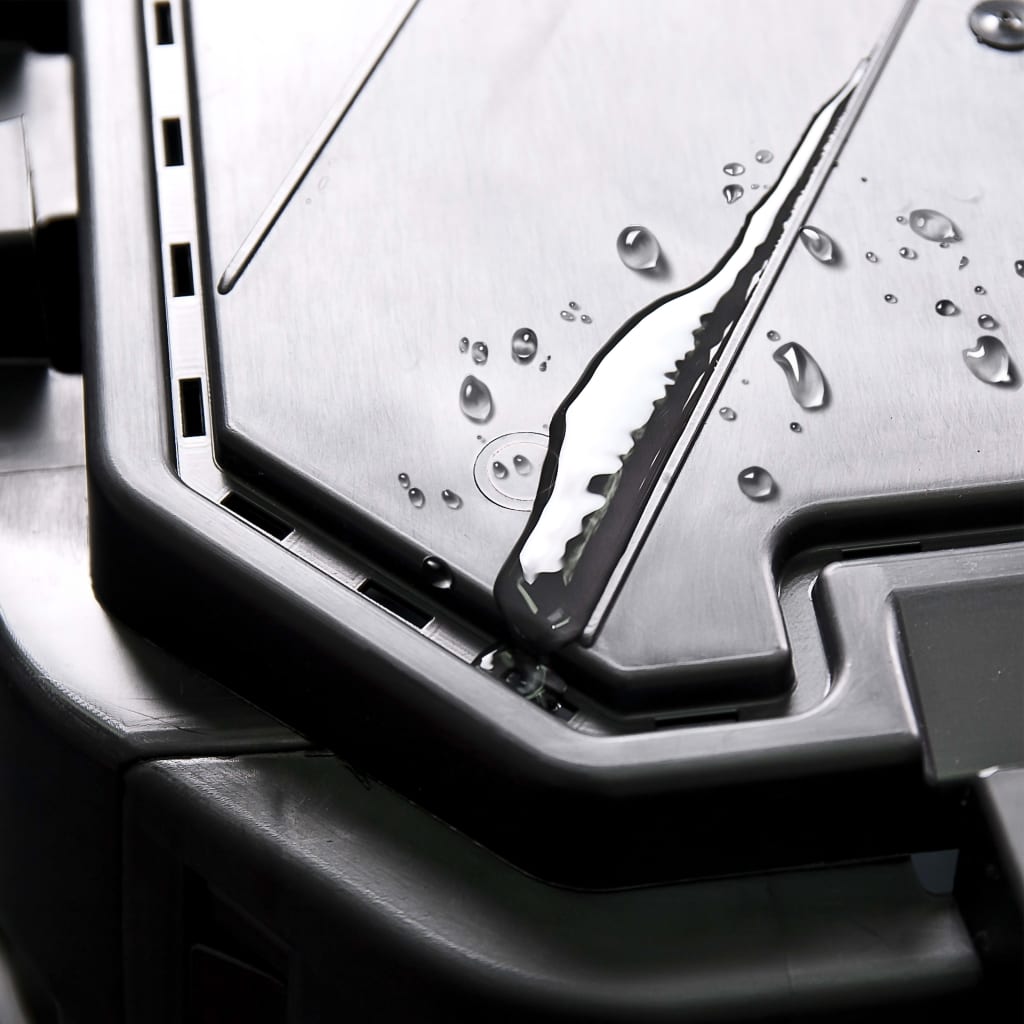 Κάδος Κομποστοποίησης Μαύρος 93,3 x 93,3 x 146 εκ. 1000 Λίτρων - PAKOBAZAAR