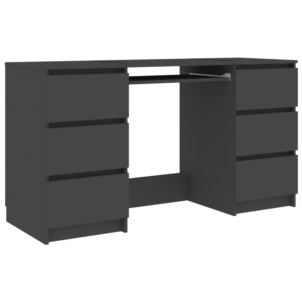 Γραφείο Γκρι 140 x 50 x 77 εκ. από Μοριοσανίδα - Pakobazaar