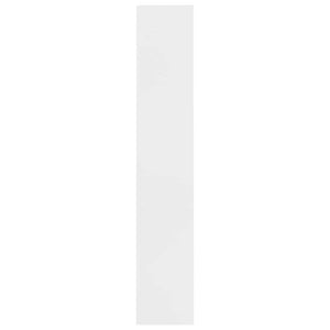 Βιβλιοθήκη με 4 Ράφια Λευκή 60 x 24 x 142 εκ. από Επεξ. Ξύλο - Pakobazaar