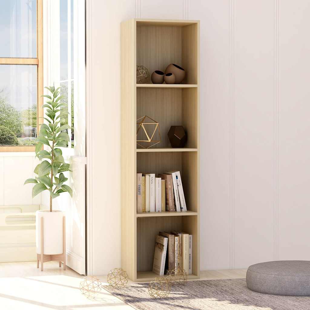 Βιβλιοθήκη Χρώμα Sonoma Δρυς 40 x 30 x 151,5 εκ. Μοριοσανίδα