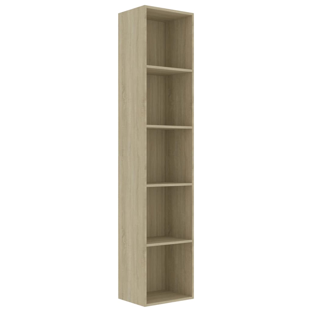 Βιβλιοθήκη Χρώμα Sonoma Δρυς 40 x 30 x 189 εκ. Επεξ. Ξύλο