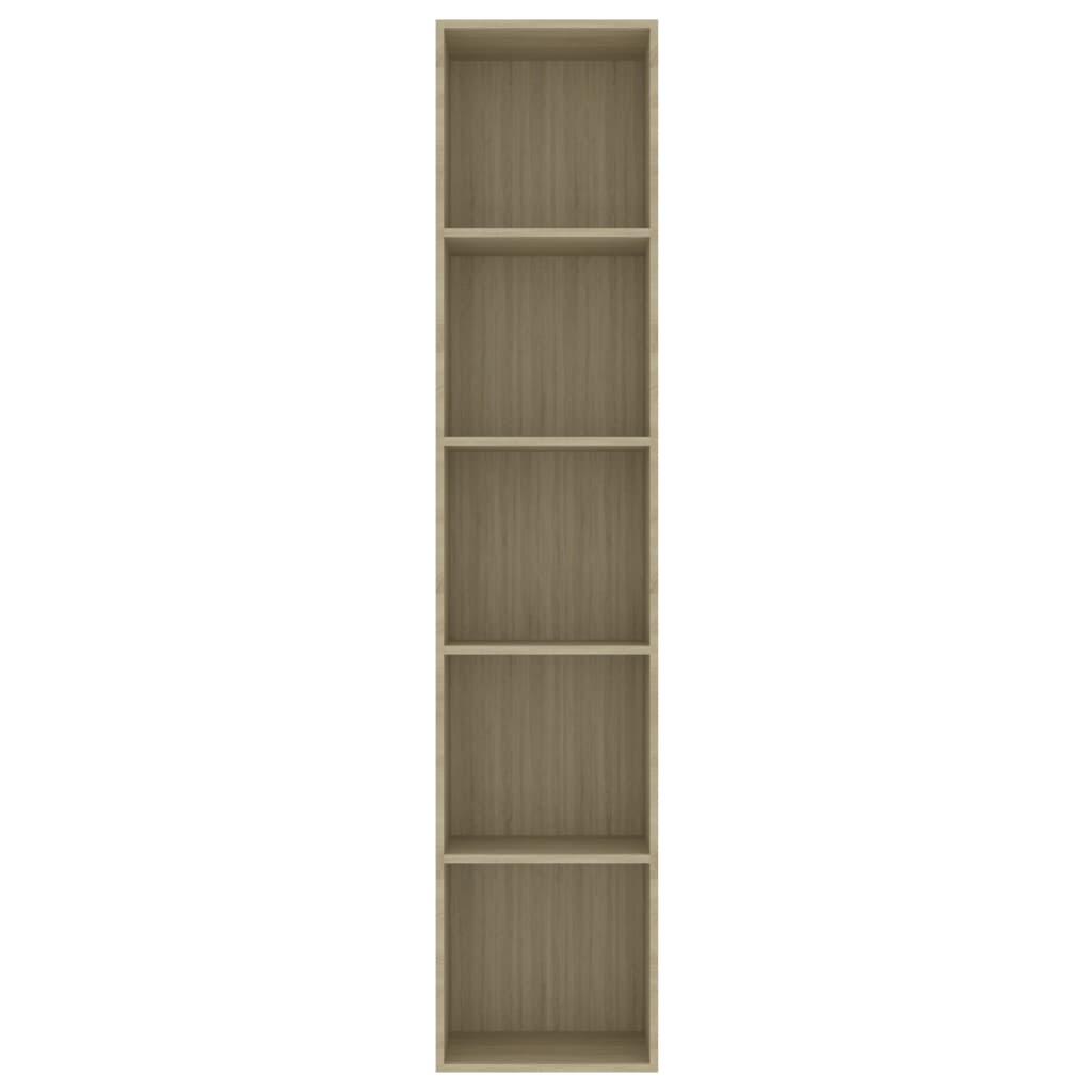 Βιβλιοθήκη Χρώμα Sonoma Δρυς 40 x 30 x 189 εκ. Επεξ. Ξύλο