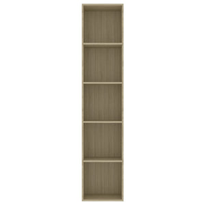 Βιβλιοθήκη Χρώμα Sonoma Δρυς 40 x 30 x 189 εκ. Επεξ. Ξύλο