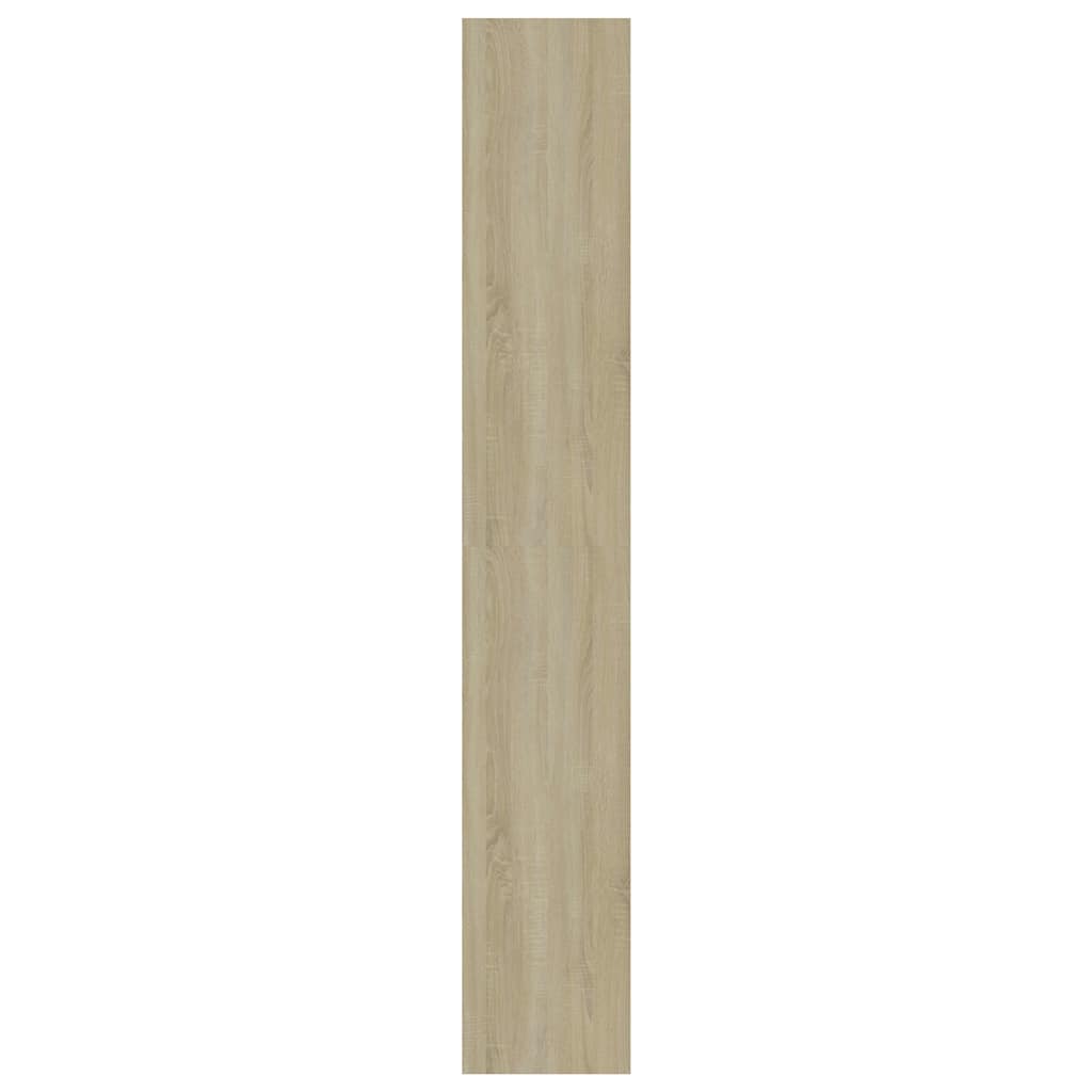 Βιβλιοθήκη Λευκό / Sonoma Δρυς 40 x 30 x 189 εκ. Μοριοσανίδα
