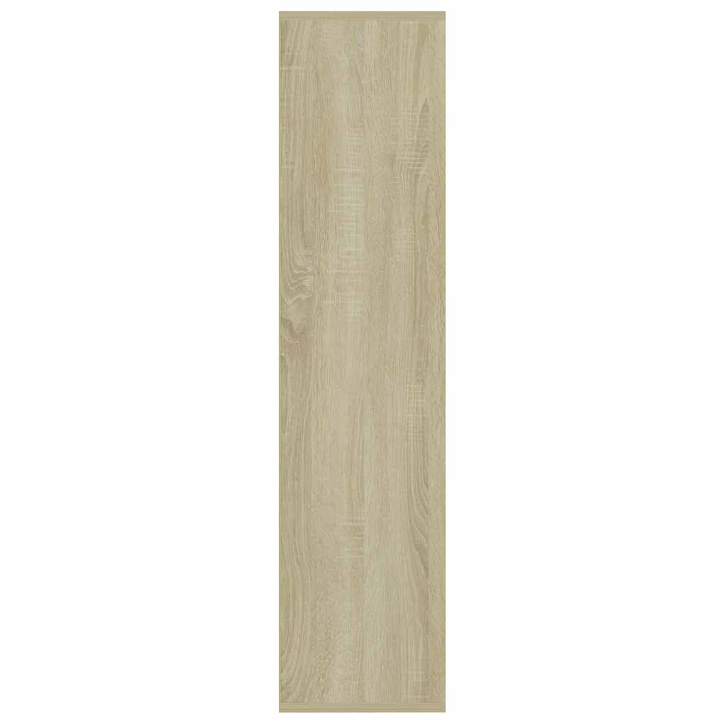 Βιβλιοθήκη Λευκό / Sonoma Δρυς 50x25x106 εκ. από Μοριοσανίδα