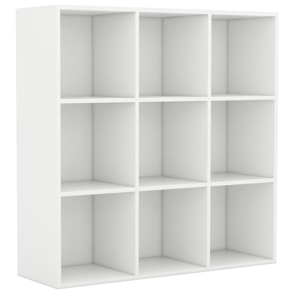 Βιβλιοθήκη Λευκή 98 x 29 x 97,5 εκ. Επεξεργασμένο Ξύλο