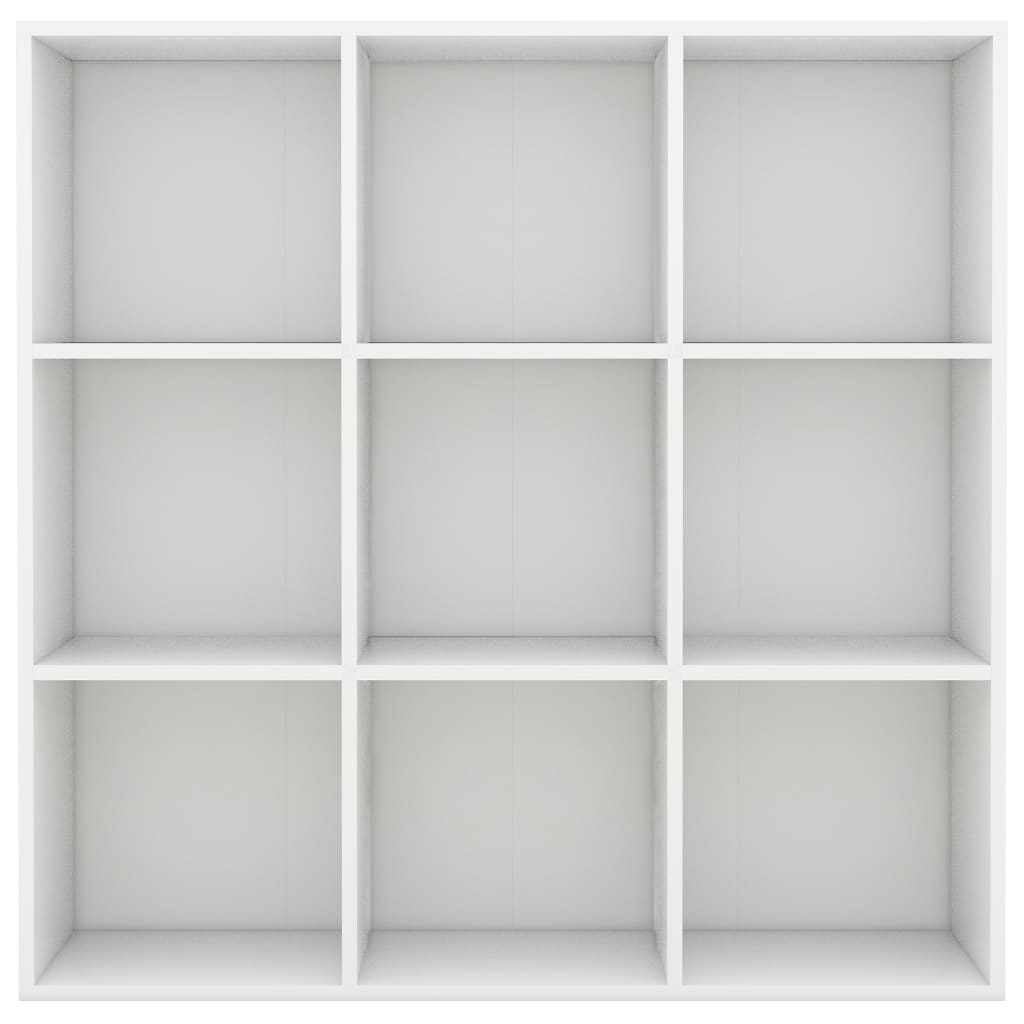 Βιβλιοθήκη Λευκή 98 x 29 x 97,5 εκ. Επεξεργασμένο Ξύλο