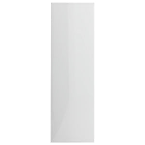 Βιβλιοθήκη Γυαλιστερό Λευκό 98x29x97,5 εκ. Επεξεργασμένο Ξύλο