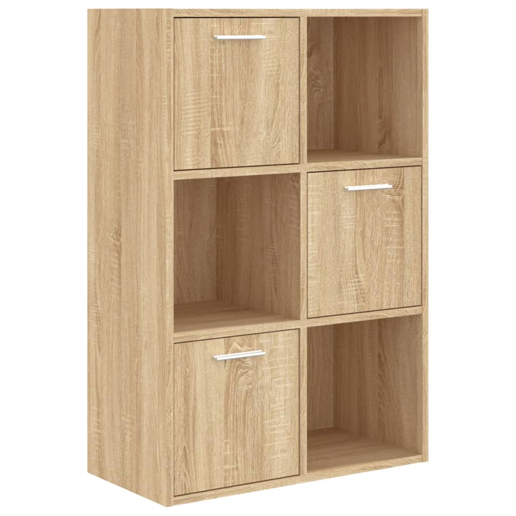 Ραφιέρα με Ντουλάπια Sonoma Δρυς 60 x 29,5 x 90 εκ. Επεξ. Ξύλο - Pakobazaar