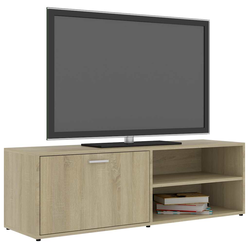 Έπιπλο Τηλεόρασης Sonoma Δρυς 120 x 34 x 37 εκ. από Επεξ. Ξύλο