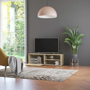 Έπιπλο Τηλεόρασης Sonoma Δρυς 120 x 34 x 37 εκ. από Επεξ. Ξύλο