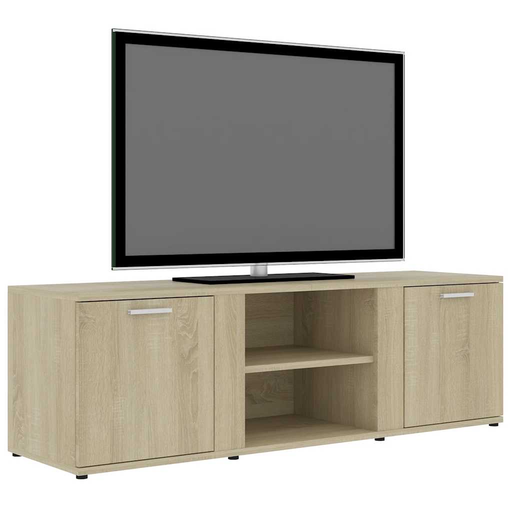 Έπιπλο Τηλεόρασης Sonoma Δρυς 120 x 34 x 37 εκ. από Επεξ. Ξύλο