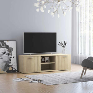 Έπιπλο Τηλεόρασης Sonoma Δρυς 120 x 34 x 37 εκ. από Επεξ. Ξύλο