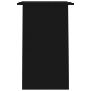 Γραφείο Μαύρο 90 x 50 x 74 εκ. από Επεξ. Ξύλο
