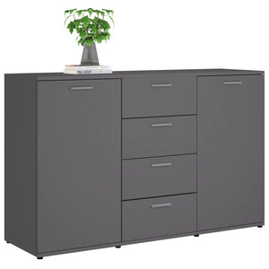 Μπουφές Γκρι 120 x 35,5 x 75 εκ. από Επεξ. Ξύλο - Pakobazaar
