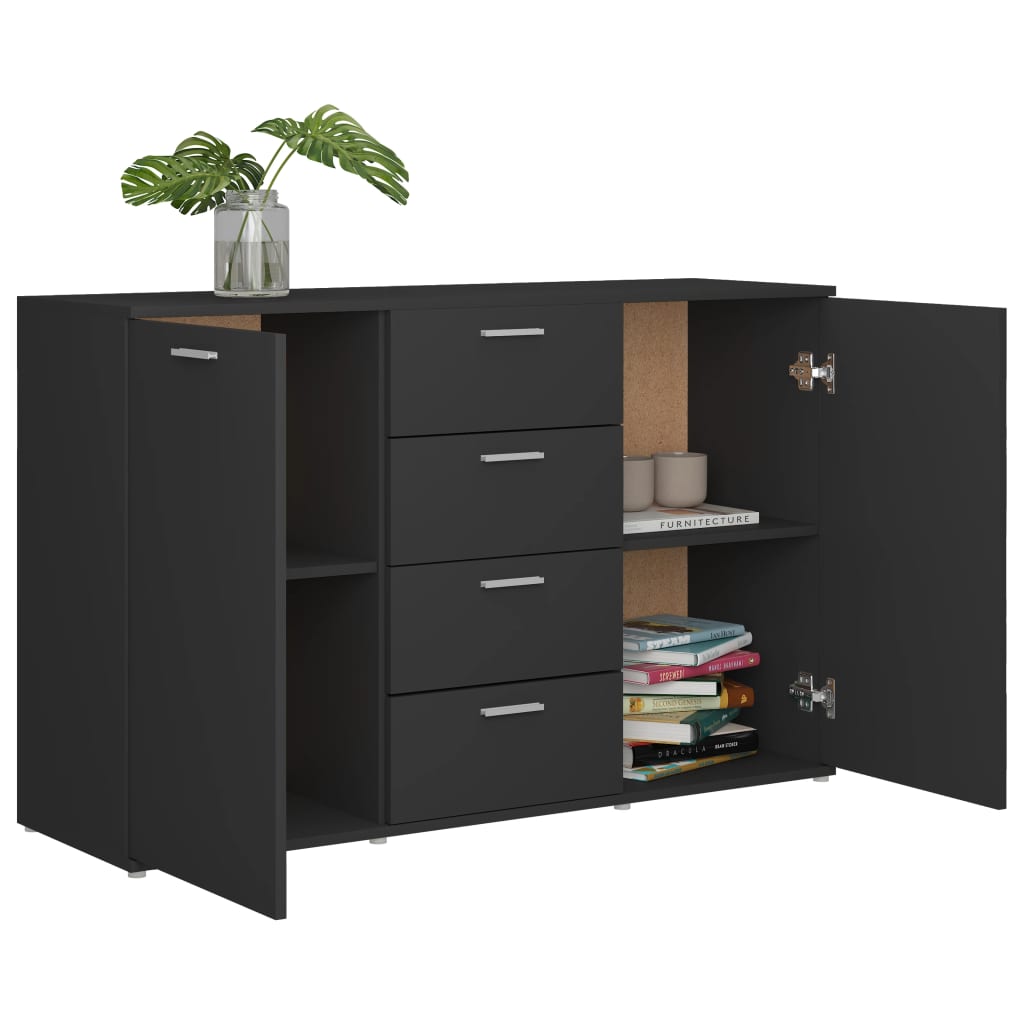 Μπουφές Γκρι 120 x 35,5 x 75 εκ. από Επεξ. Ξύλο - Pakobazaar
