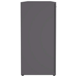Μπουφές Γκρι 120 x 35,5 x 75 εκ. από Επεξ. Ξύλο - Pakobazaar